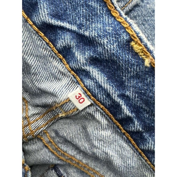 Levi's White Oak Cone Denim Selvedge Button Fly Jeans Blue Women's Size 30 - Picture 9 of 16